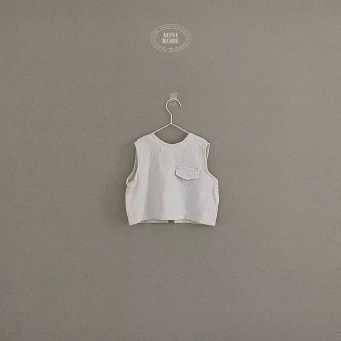 Mini Robe - Korean Baby Fashion - #onlinebabyshop - Dudu Vest - 11