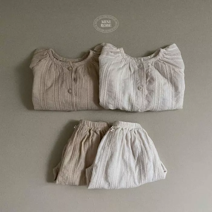 Mini Robe - Korean Baby Fashion - #smilingbaby - Pumpkin Shirring Blouse - 12