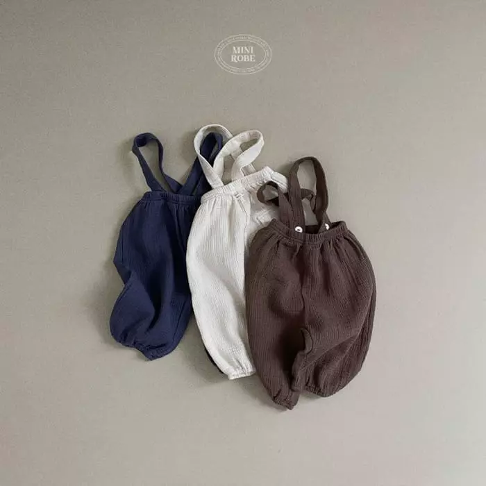 Mini Robe - Korean Baby Fashion - #smilingbaby - Bread Dungarees - 10