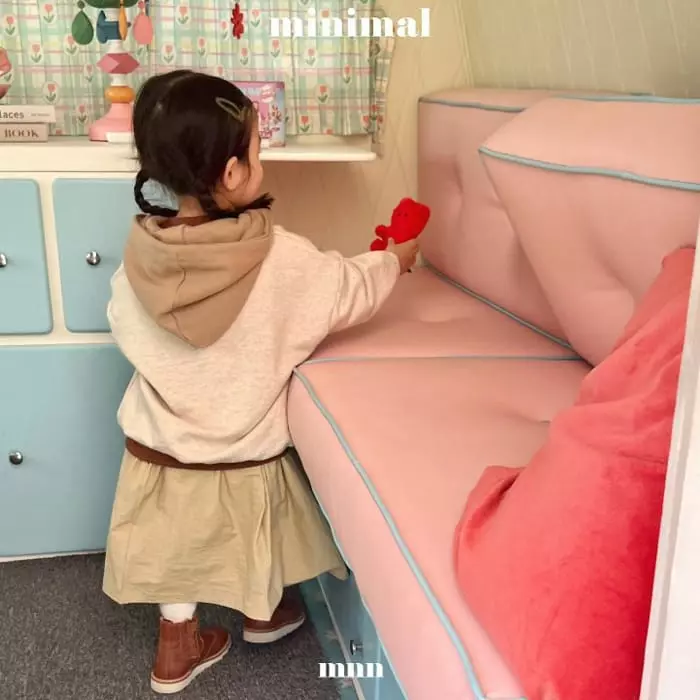 Minimal - Korean Children Fashion - #Kfashion4kids - Two Tone Sweatshirt - 11