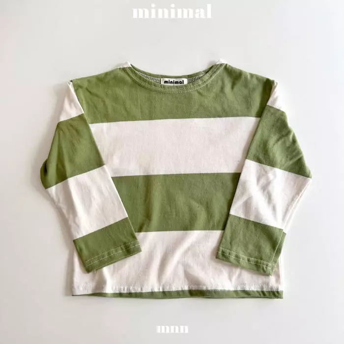 Minimal - Korean Children Fashion - #childofig - Patch Stripes Tee - 2