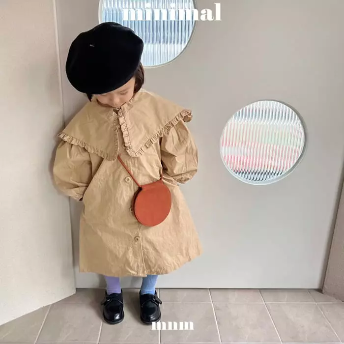Minimal - Korean Children Fashion - #designkidswear - Frill Collar One-piece - 2