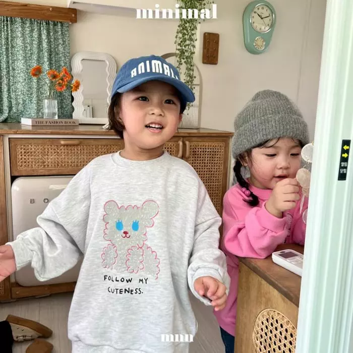 Minimal - Korean Children Fashion - #kidsshorts - Puppy Sweatshirt - 4