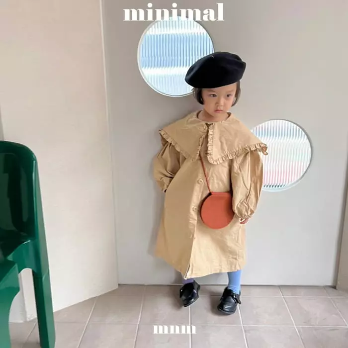 Minimal - Korean Children Fashion - #kidsstore - Frill Collar One-piece - 6