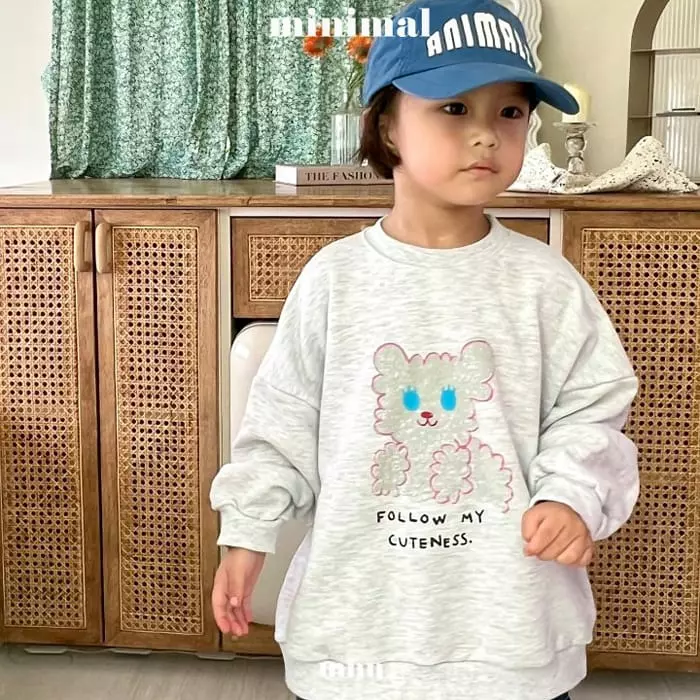 Minimal - Korean Children Fashion - #kidzfashiontrend - Puppy Sweatshirt - 5