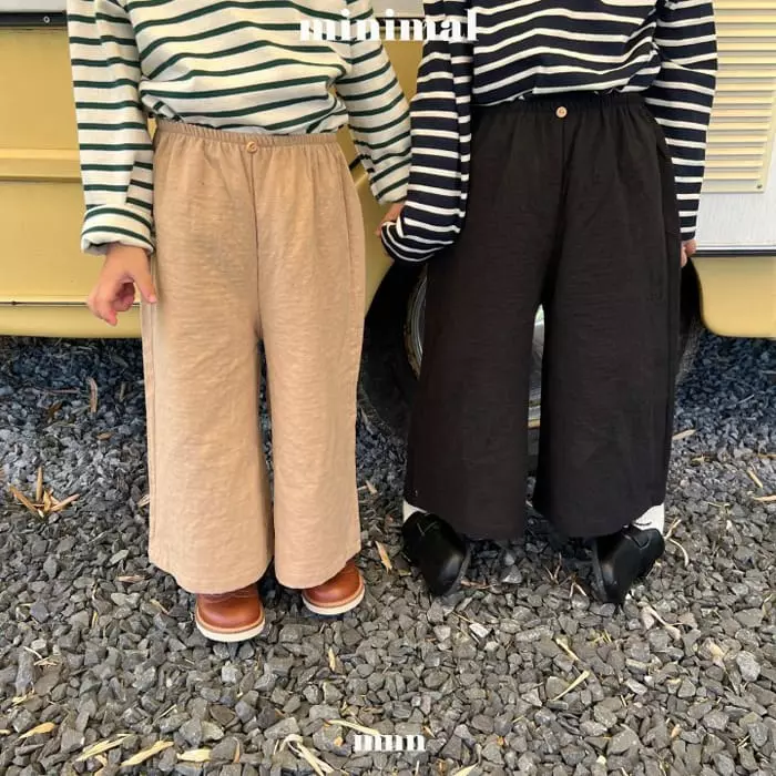 Minimal - Korean Children Fashion - #magicofchildhood - Minimal Wood Pants - 4