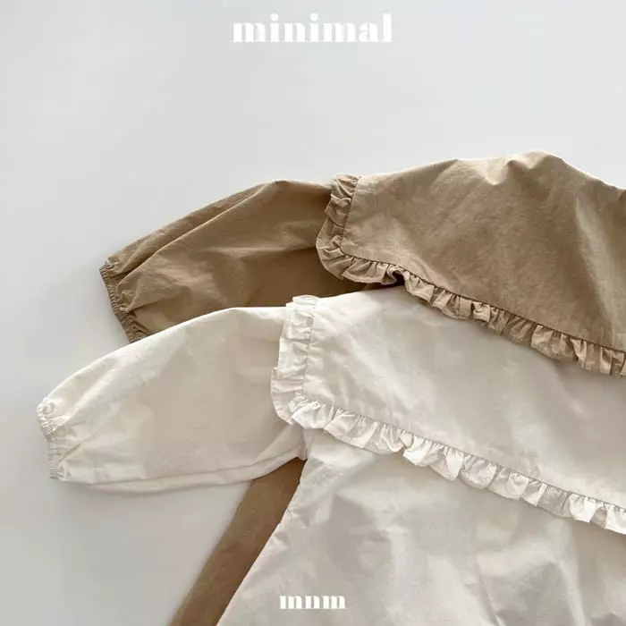 Minimal - Korean Children Fashion - #minifashionista - Frill Collar One-piece - 11