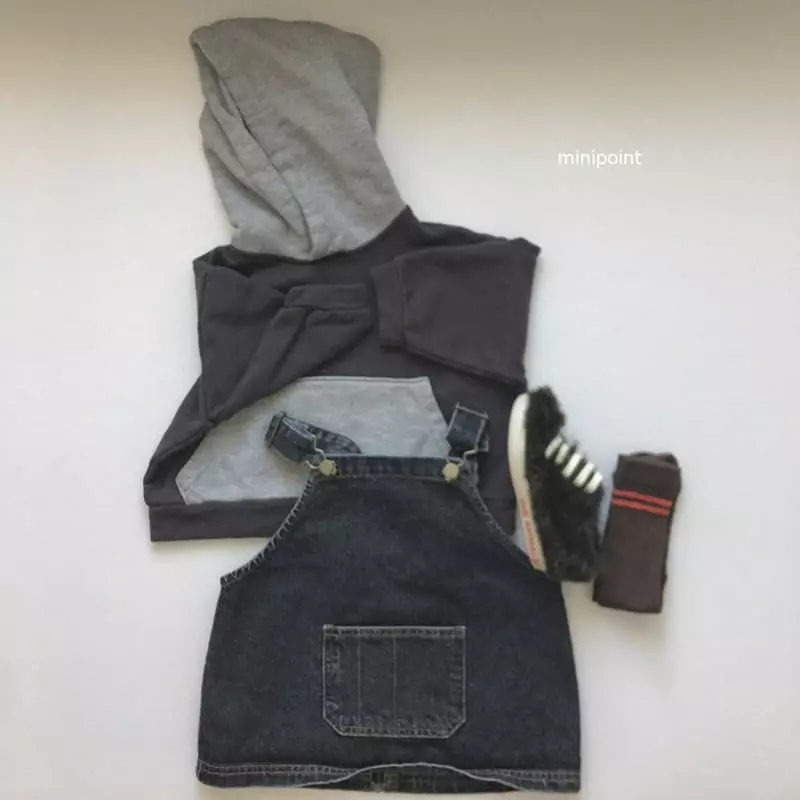 Minipoint - Korean Baby Fashion - #babyclothing - Hood Tee - 3