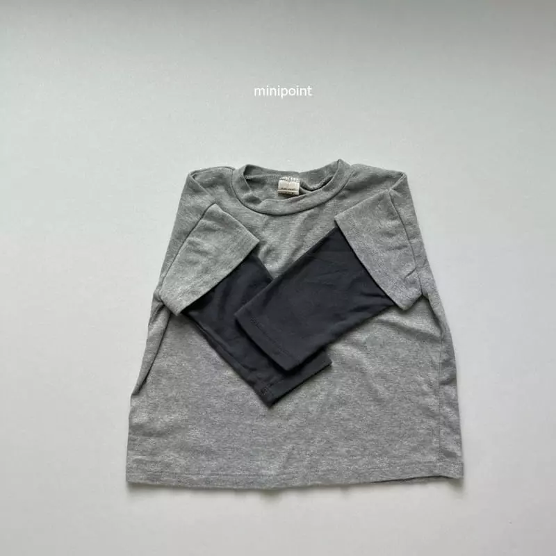 Minipoint - Korean Children Fashion - #childofig - Sleeves Two Tee - 2