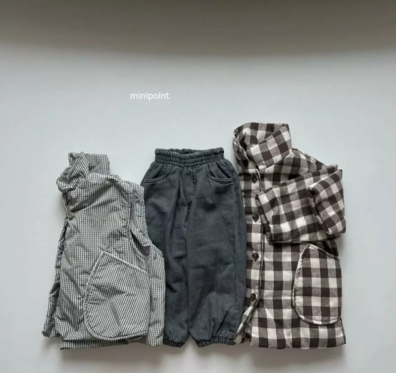 Minipoint - Korean Children Fashion - #fashionkids - Check Jacket - 2