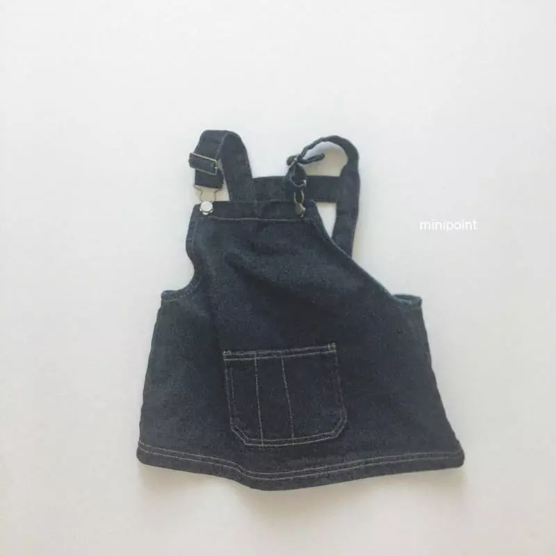 Minipoint - Korean Children Fashion - #kidsstore - Mini Dungarees Skirt - 2