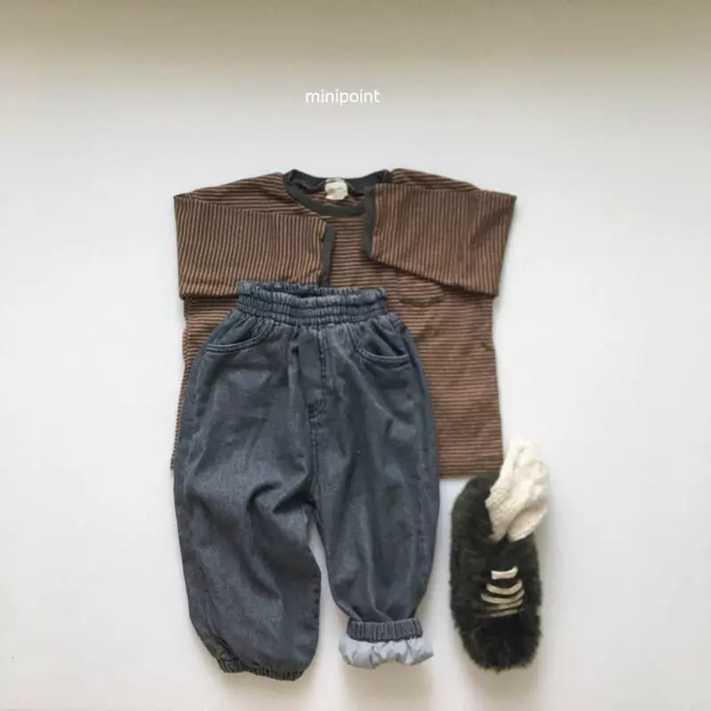 Minipoint - Korean Children Fashion - #littlefashionista - Small Pocket Tee - 2