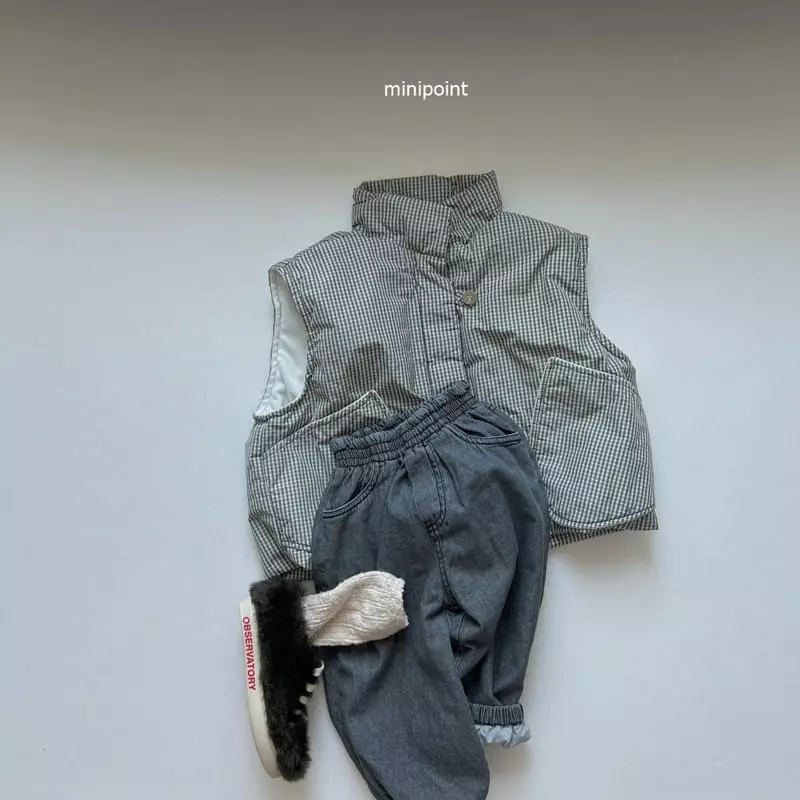 Minipoint - Korean Children Fashion - #magicofchildhood - Melan Denim Jeans - 5