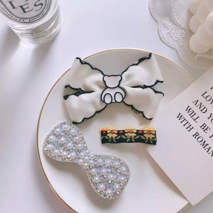 Mins - Korean Children Fashion - #childrensboutique - Hetige Hairpin Set - 5