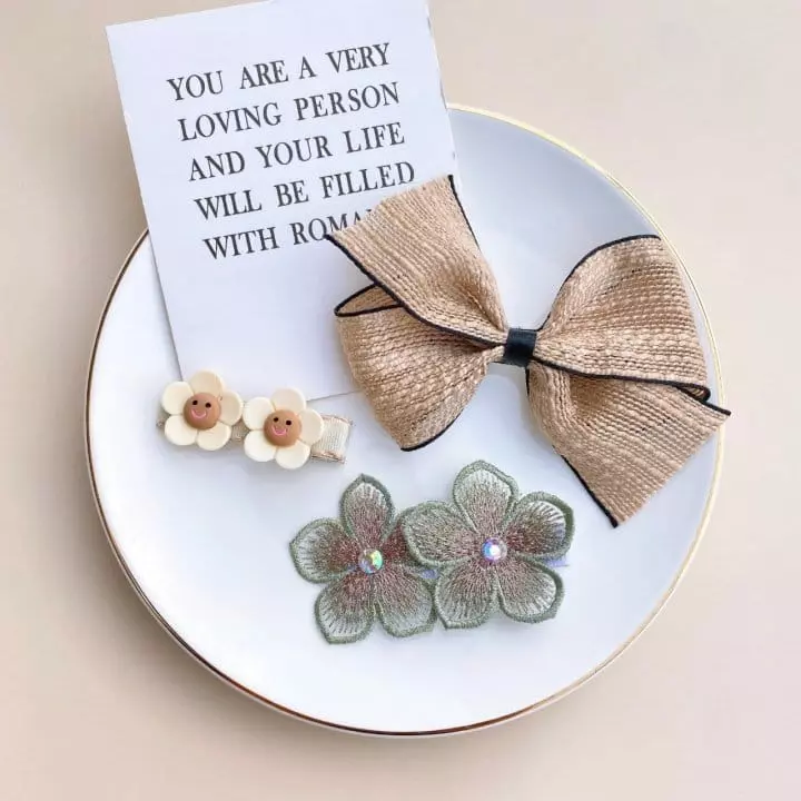 Mins - Korean Children Fashion - #discoveringself - Latan Mood Hairpin Set