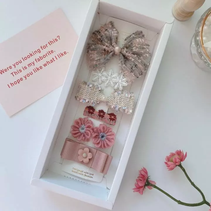 Mins - Korean Children Fashion - #littlefashionista - Anna Bling Hairpin Set - 2