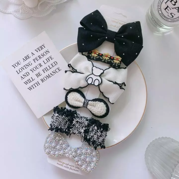 Mins - Korean Children Fashion - #prettylittlegirls - Hetige Hairpin Set - 2