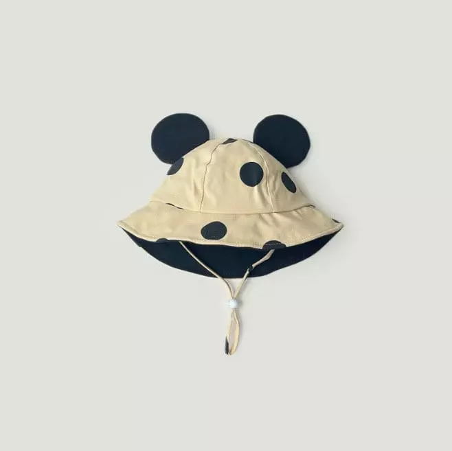 Miso - Korean Baby Fashion - #babyboutique - Dot Ears Bnucket Hat - 5