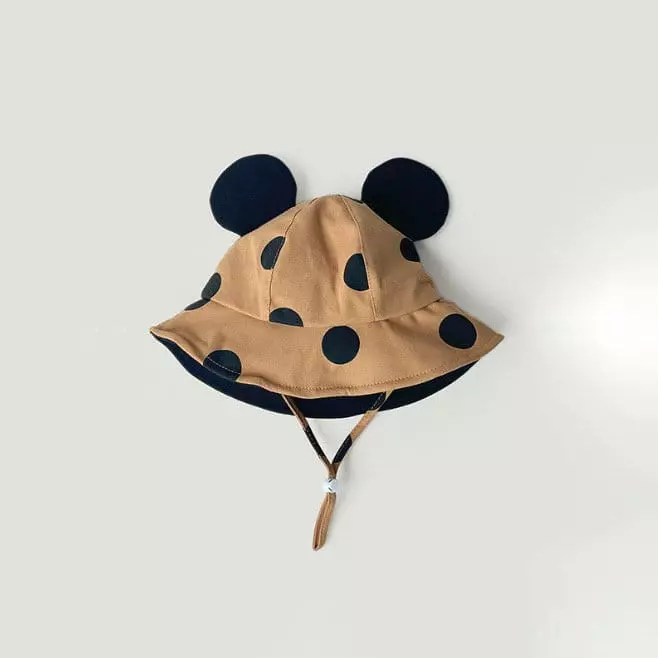 Miso - Korean Baby Fashion - #babyboutiqueclothing - Dot Ears Bnucket Hat - 6