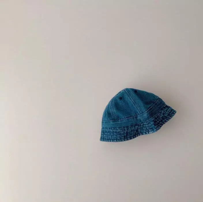 Miso - Korean Baby Fashion - #babylifestyle - Bebe Denim Bucket Hat - 2