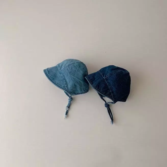 Miso - Korean Baby Fashion - #babyoninstagram - Denin Bonnet