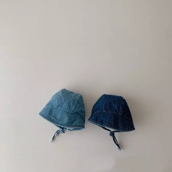 Miso - Korean Baby Fashion - #babyootd - Denin Bonnet - 2