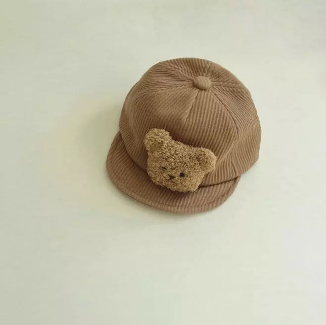Miso - Korean Baby Fashion - #babyoutfit - Bear Rib Hat - 2