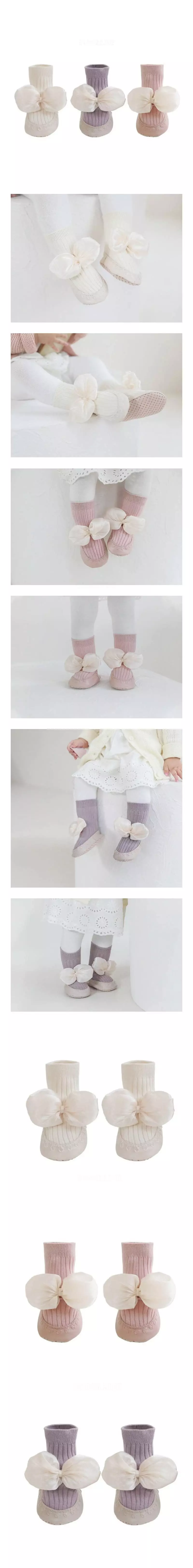 Miso - Korean Baby Fashion - #babyoutfit - Sha Ribbon Walk Bebe Shoes