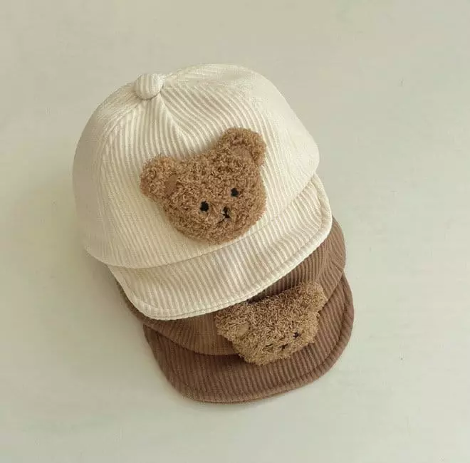 Miso - Korean Baby Fashion - #babyoutfit - Bear Rib Hat - 4
