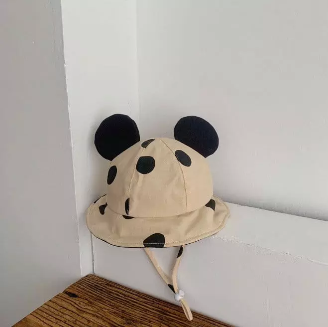 Miso - Korean Baby Fashion - #babywear - Dot Ears Bnucket Hat
