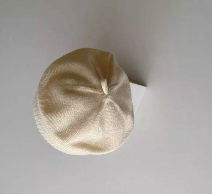 Miso - Korean Baby Fashion - #babyoutfit - Bear Knit Beret Hat - 4