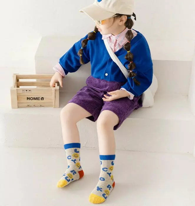 Miso - Korean Children Fashion - #Kfashion4kids - Smile Bear Socks Set - 6
