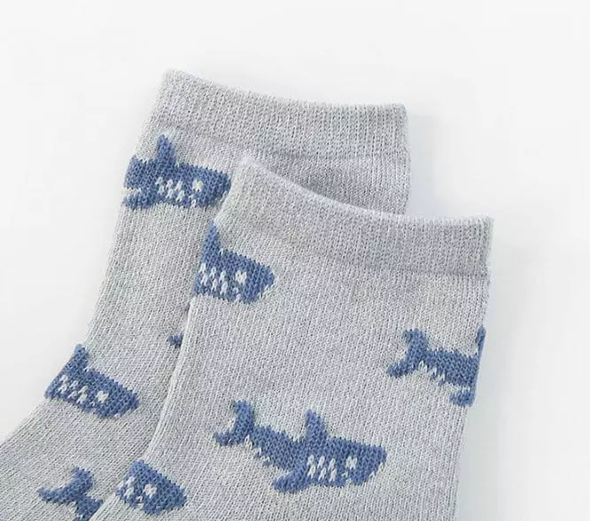 Miso - Korean Children Fashion - #childofig - Shark Socks Set - 4