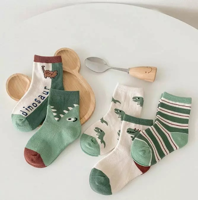 Miso - Korean Children Fashion - #childofig - Dino Socks Set