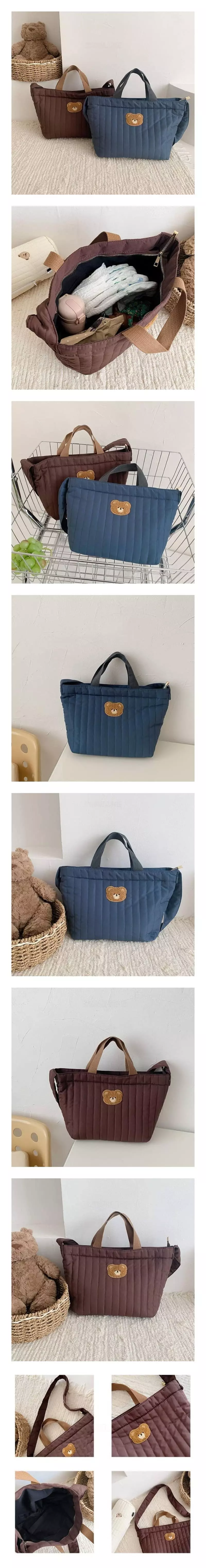 Miso - Korean Children Fashion - #childofig - Bear Patch Bag