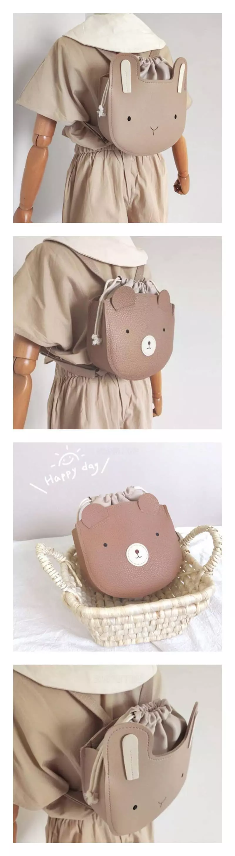 Miso - Korean Children Fashion - #childofig - Rabbit and Bear Bag