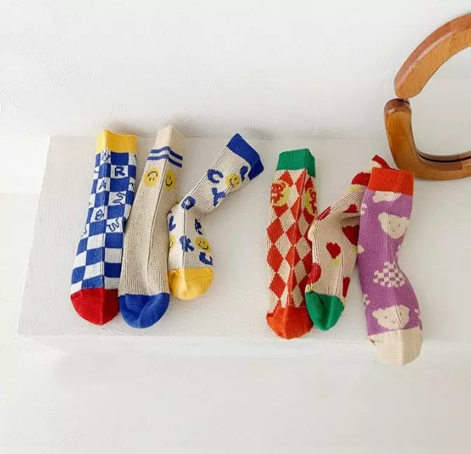 Miso - Korean Children Fashion - #discoveringself - Smile Bear Socks Set