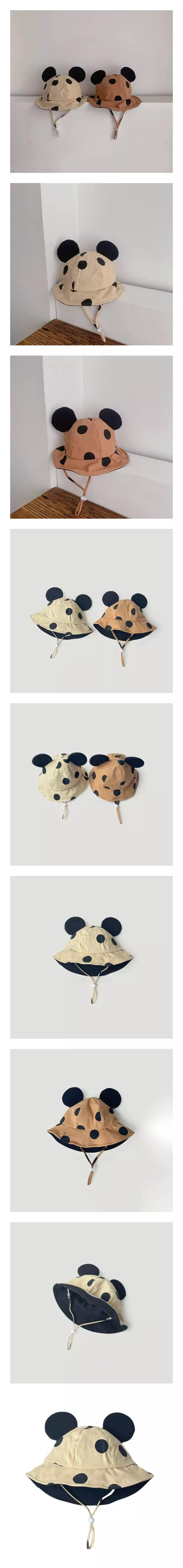 Miso - Korean Children Fashion - #discoveringself - Dot Ears Bucket Hat