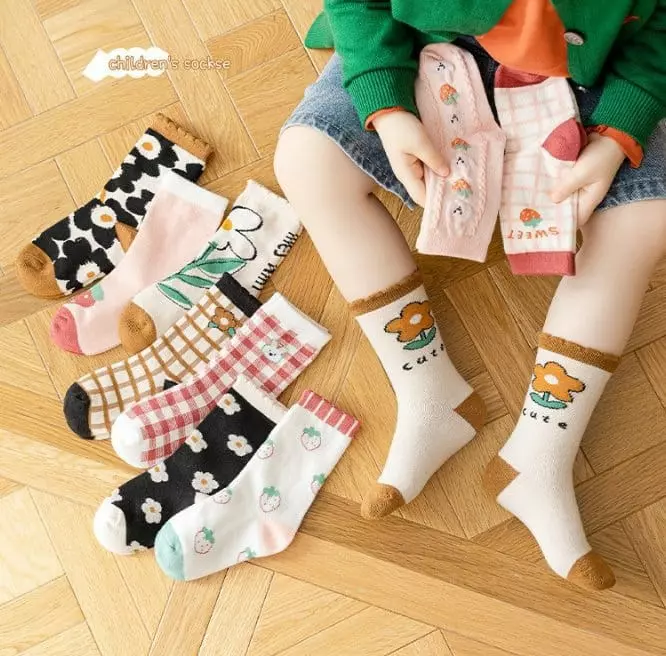 Miso - Korean Children Fashion - #fashionkids - Pin Brown Socks