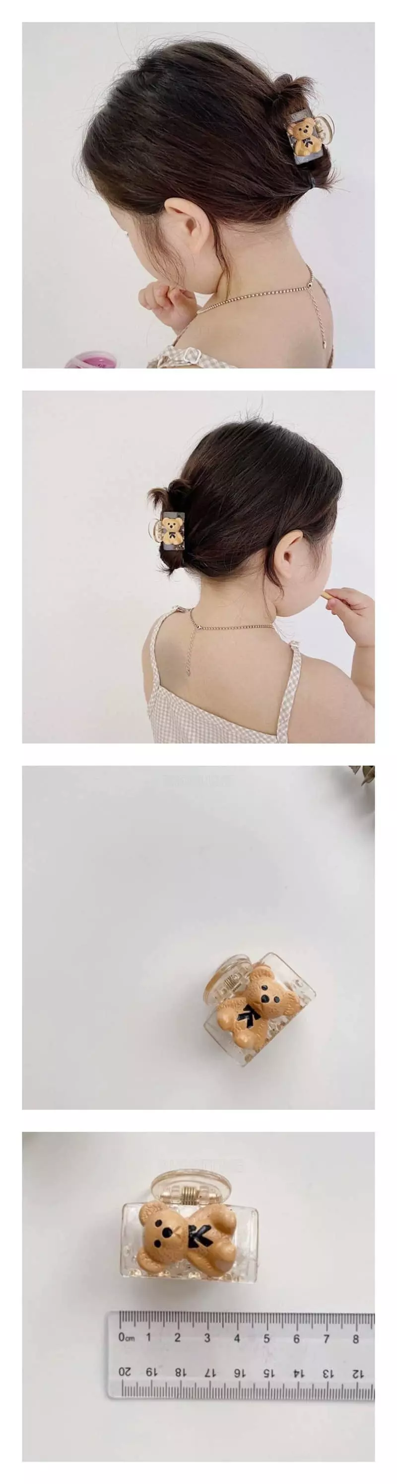 Miso - Korean Children Fashion - #kidsshorts - Bear Hairpin