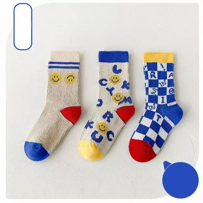 Miso - Korean Children Fashion - #kidsshorts - Smile Bear Socks Set - 4