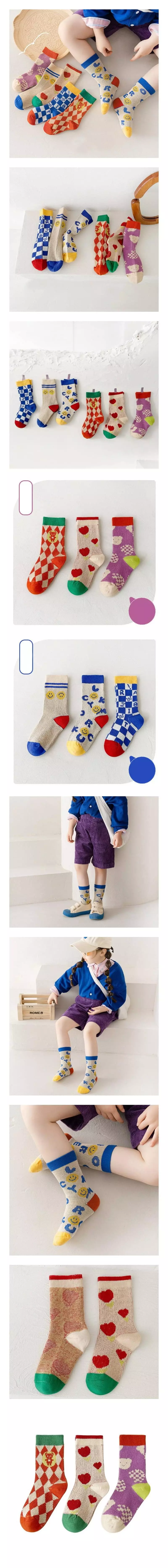 Miso - Korean Children Fashion - #kidsstore - Smile Bear Socks Set