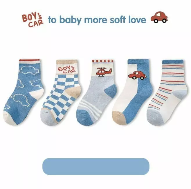 Miso - Korean Children Fashion - #littlefashionista - Boys Ca Socks sEt