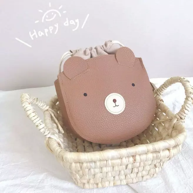 Miso - Korean Children Fashion - #magicofchildhood - Rabbit And Bear Bag - 2