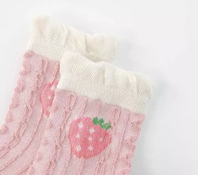Miso - Korean Children Fashion - #magicofchildhood - Strewberry Socks Set - 3