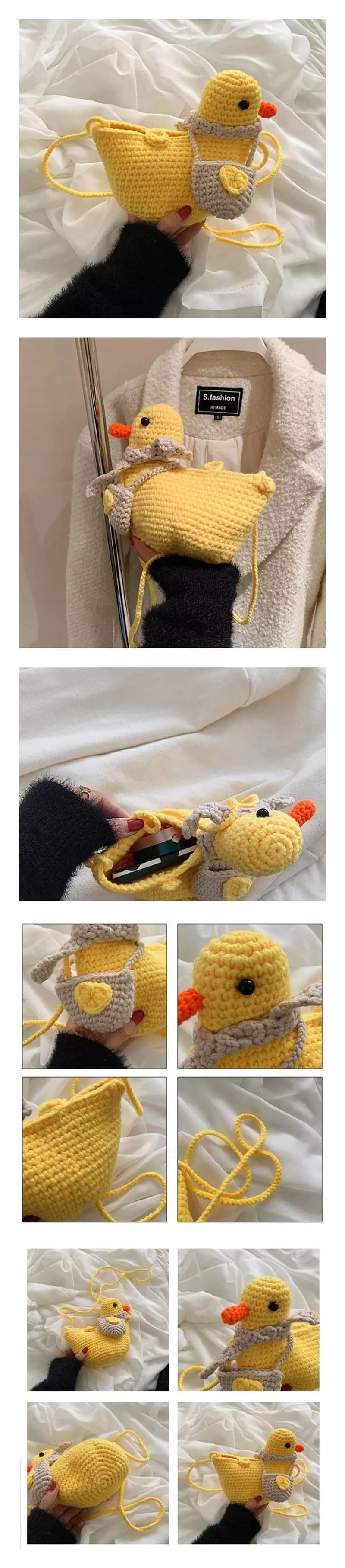 Miso - Korean Children Fashion - #magicofchildhood - Duck Knit Bag