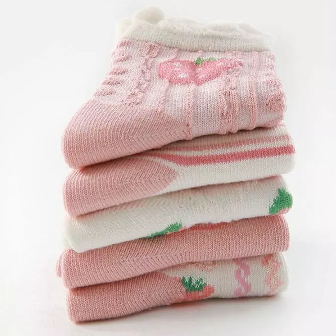 Miso - Korean Children Fashion - #magicofchildhood - Strewberry Socks Set - 4