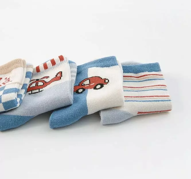 Miso - Korean Children Fashion - #minifashionista - Boys Ca Socks sEt - 4