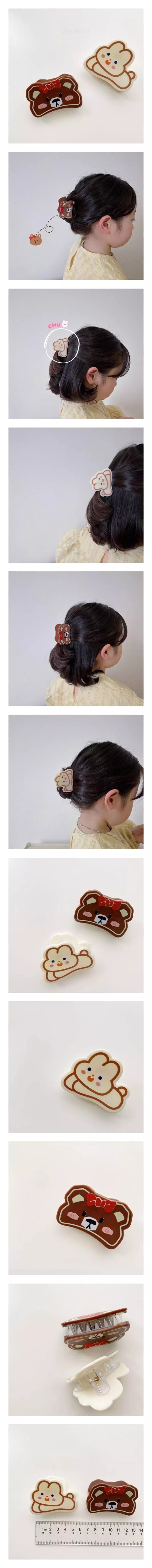 Miso - Korean Children Fashion - #stylishchildhood - Barnie Bear Hairpin
