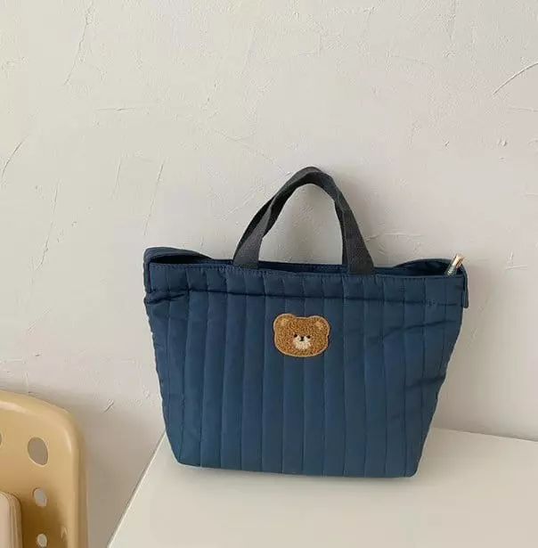 Miso - Korean Women Fashion - #momslook - Bear Patch Bag - 3
